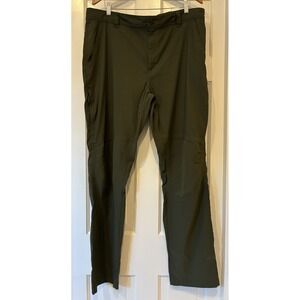 Columbia Omni-Shield Mens Outdoor Hiking Pants Sz 40X34 Green 5 Pockets
